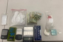 Traffic stop on man with drugs, gun, active arrest warrant