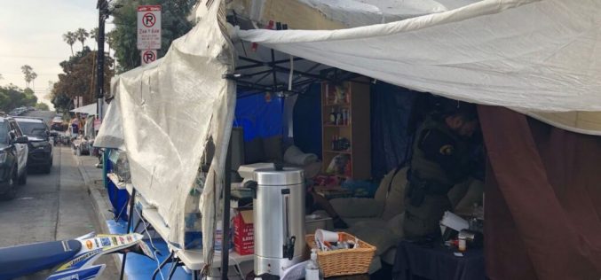 LASD’s Shut-Down, Homeless Enterprise PCP and Meth Street-Biz Tent