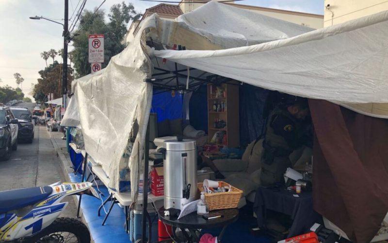 LASD’s Shut-Down, Homeless Enterprise PCP and Meth Street-Biz Tent