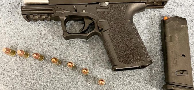 OFFICERS FIND GANG MEMBER ARMED WITH HANDGUN