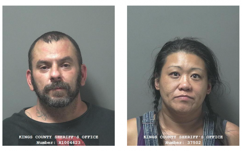 Kings County: Two arrested after property owner finds them allegedly squatting in vacant trailer