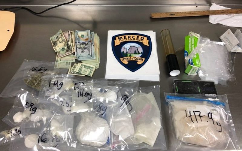 Merced Police make drug arrest