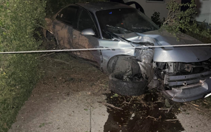 DUI driver hits cars, sheers power pole in half