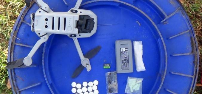 Man arrested on several felony charges after attempting to smuggle drugs into jail using drone