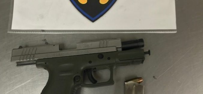 Gang member arrested with stolen firearm