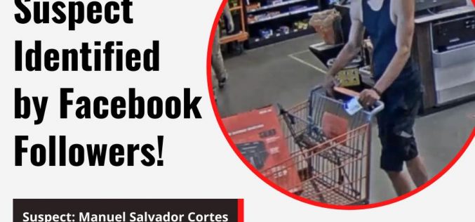 Facebook followers identify suspect within an hour!