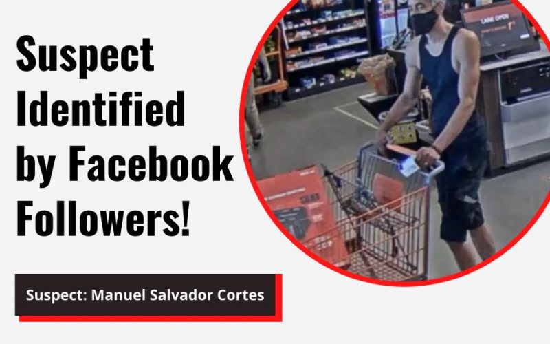 Facebook followers identify suspect within an hour!