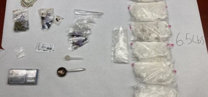 Woman drives with various drugs, paraphernalia