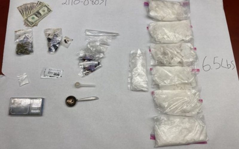 Woman drives with various drugs, paraphernalia