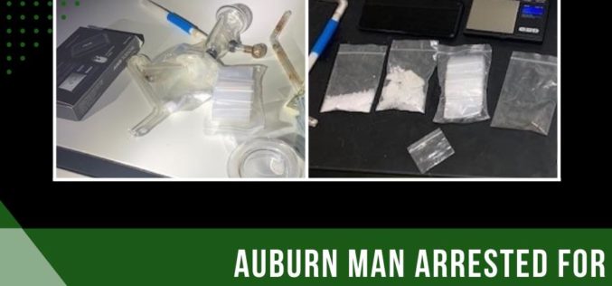 Auburn man has meth, baggies, scale and cash in car