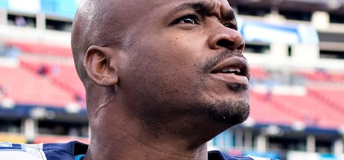 ADRIAN PETERSON ARRESTED FOR DV