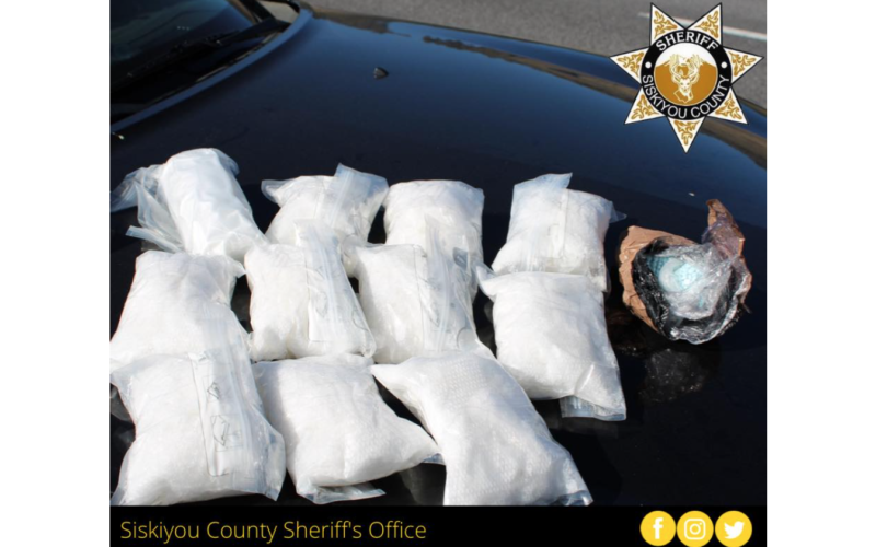 Enforcement stop in Siskiyou County leads to discovery of narcotics, two arrested