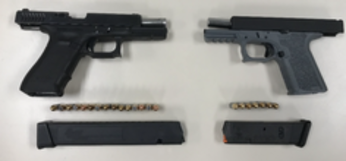 Probation Search Busts Trio with Guns