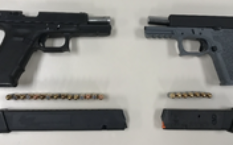 Probation Search Busts Trio with Guns