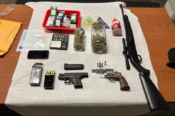 2 adults in car arrested with guns, drugs, open containers