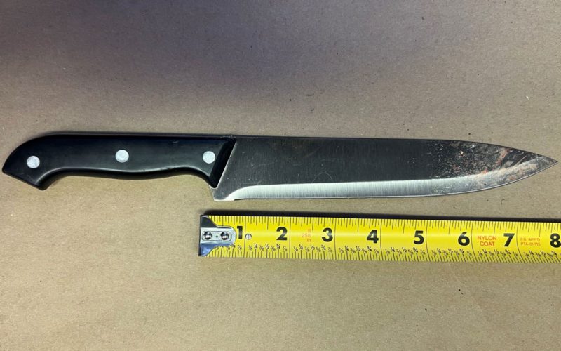 Woman Arrested in Alleged Butcher Knife Attack