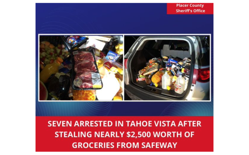 Seven suspects arrested for alleged shoplifting at Safeway