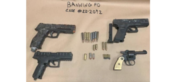 Banning PD Arrests Suspect for Alleged Illegal Firearm Possession