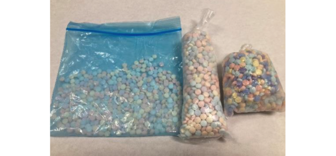 Pasadena Police Seize Large Amount of “Rainbow Fentanyl”