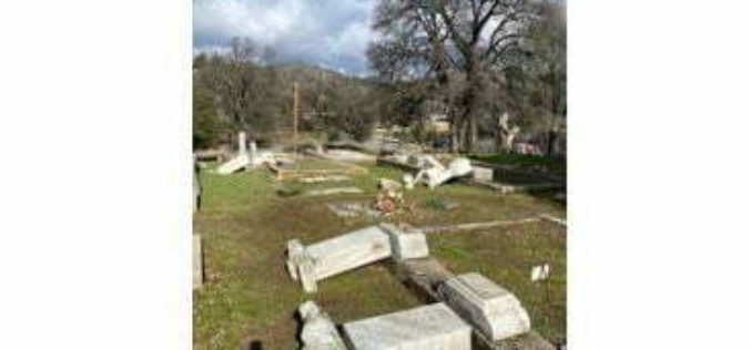 Mariposa Cemetery Vandalized