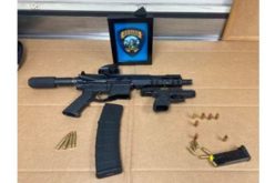 Suspect arrested on Weapons Charges