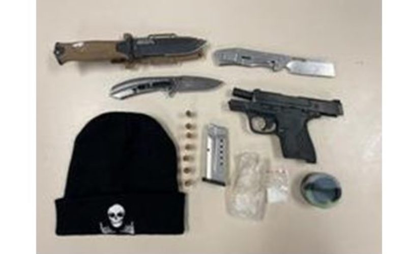 Probationer Caught with Guns and Drugs