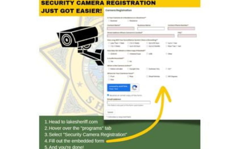 Lake County Security Camera Registration Program