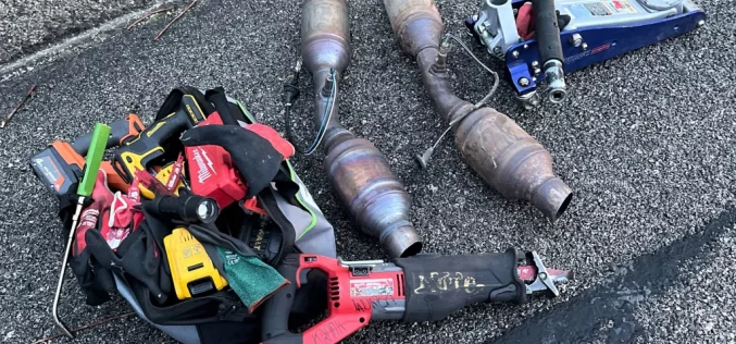 Catalytic Converter Crooks Caught after Car Chase