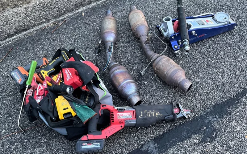 Catalytic Converter Crooks Caught after Car Chase