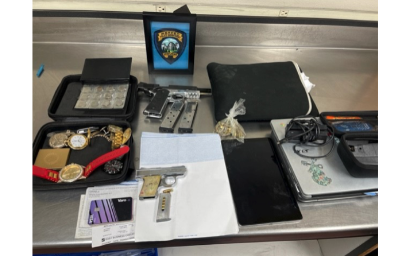 Merced Man Arrested on Firearm, Stolen Property Charges During Search Warrant