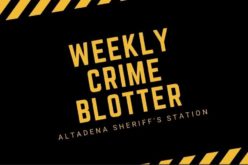 Altadena Sheriff’s Substation Releases Weekly Crime Report for Early March