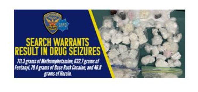 San Francisco PD Officials make Large Narcotics Bust