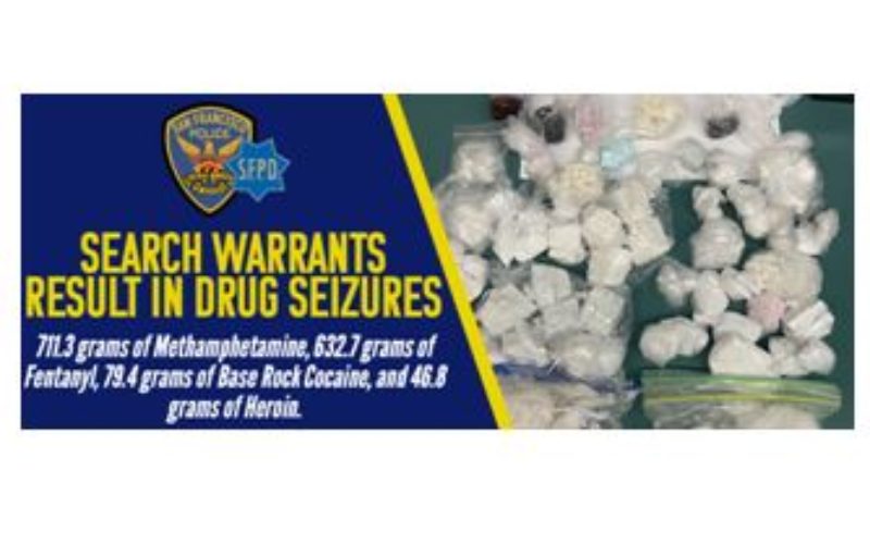 San Francisco PD Officials make Large Narcotics Bust