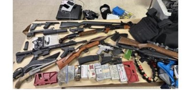 Felon arrested for Weapons Manufacturing