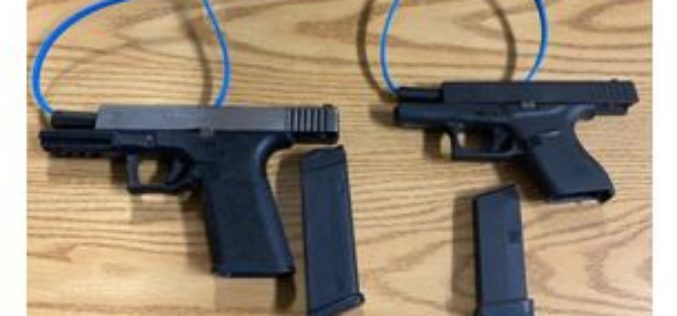 Sonora PD arrests Suspected Vehicle Thief with Firearms