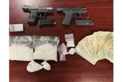 High-Speed Chase Leads to Arrests: Two Individuals Apprehended with Illegal Substances and Firearms