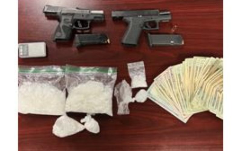 High-Speed Chase Leads to Arrests: Two Individuals Apprehended with Illegal Substances and Firearms