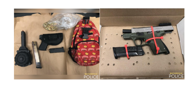 Watsonville Police Seize Firearms and Ammunition During Traffic Stop