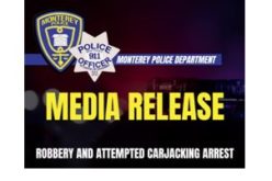 Monterey Police Apprehend Suspect in Robbery and Attempted Carjacking Incident