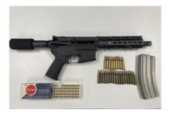 Busted with Loaded Assault Rifle