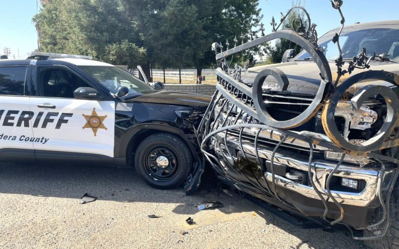 Madera County Burglary Suspect Allegedly Crashes into Deputy’s Patrol Car During Escape Attempt