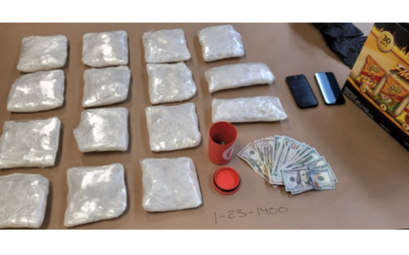 Siskiyou County Deputies Reportedly Find Over 15 Pounds of Meth During Traffic Stop