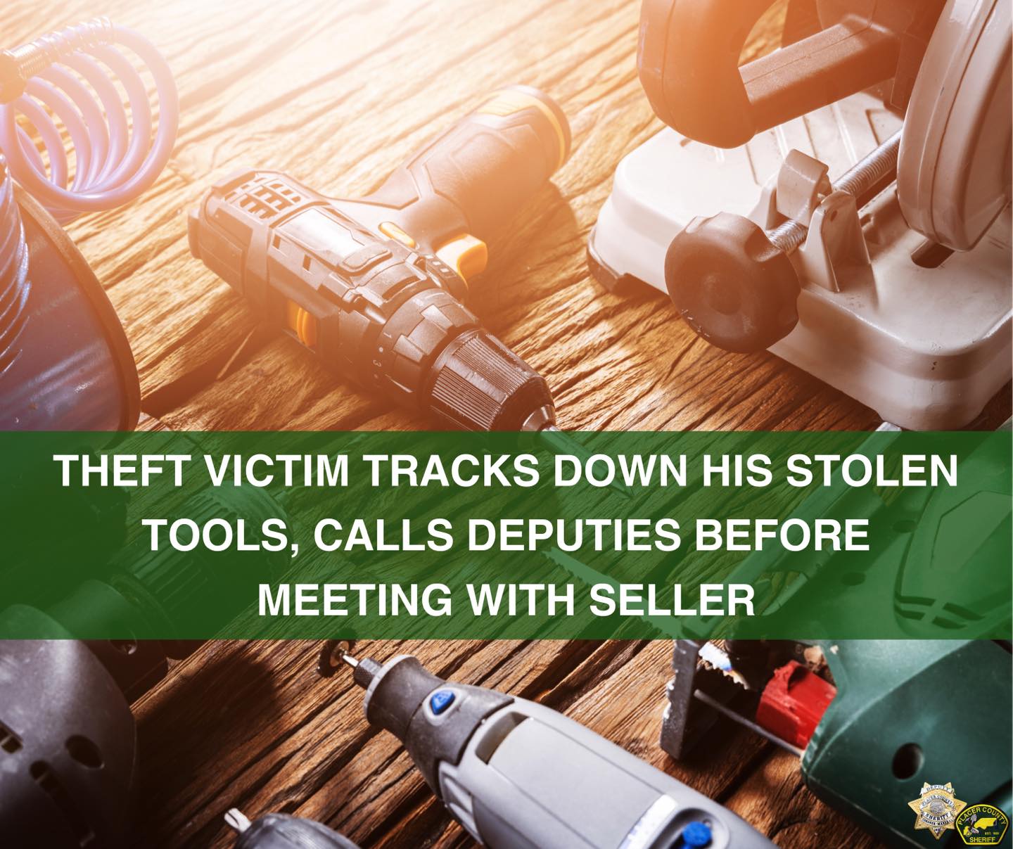 Theft Victim Tracks Down His Stolen Tools Before Meeting With Seller – Crime Voice
