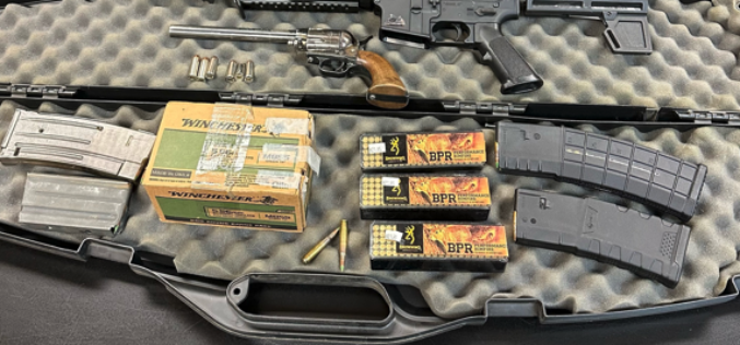 Calaveras County: Two Arrested on Weapons Charges Following Probation Compliance Check