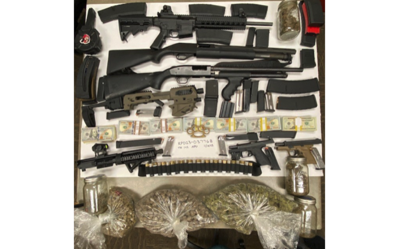 Redding Man Arrested for Alleged Trafficking of Weapons, Cannabis