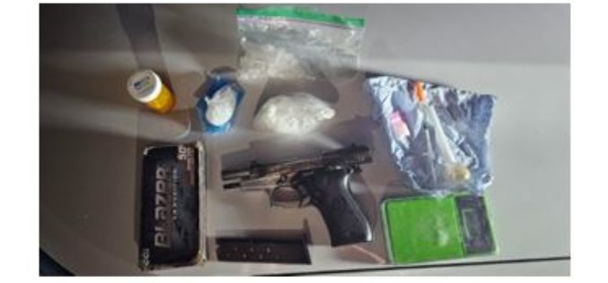 Suspect arrested for Stolen Gun and Drugs in Amador County