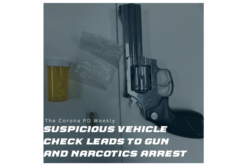 Arrest Made in Norco After Vehicle Check Uncovers Firearm and Drug Violations