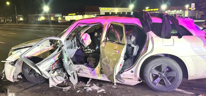 Stockton: Two Arrested after Police Pursuit Ends in Collision