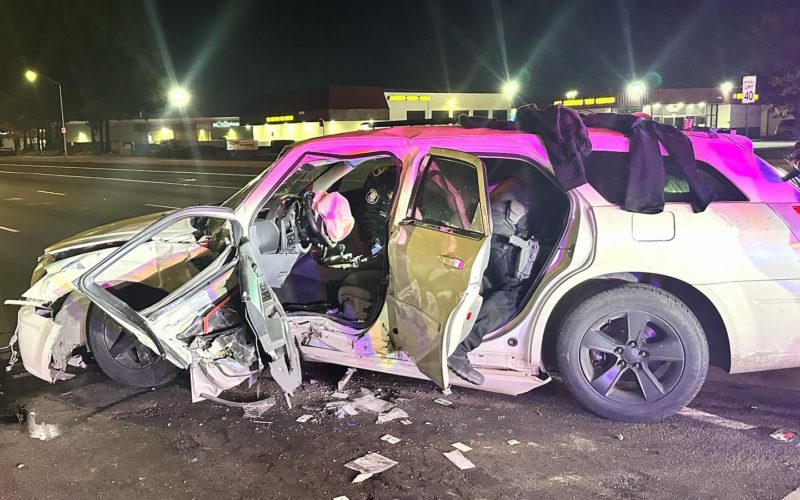 Stockton: Two Arrested after Police Pursuit Ends in Collision