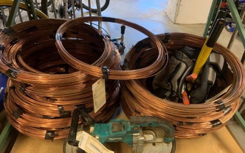 500 Pounds of Copper Wire Recovered During Fremont Drug Arrest